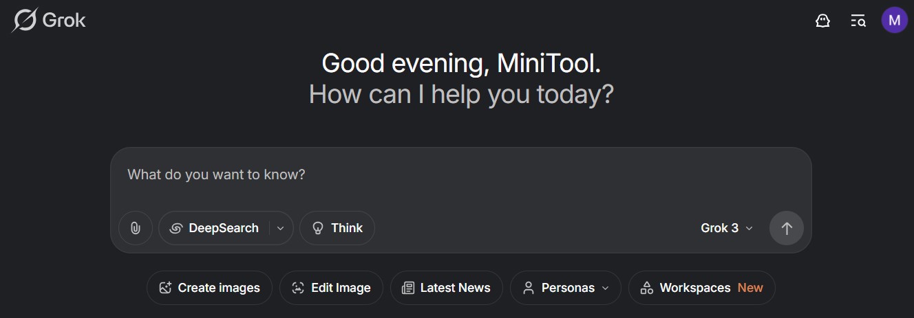 Grok Bot Interface What Is Grok AI? How to Use the Latest Grok AI Chatbot | MiniToolAI Blog