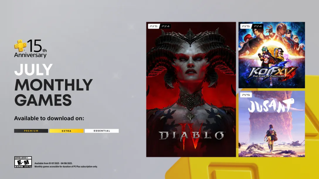 PlayStation Plus Monthly Games for July. (Source: blog.playstation.com)
