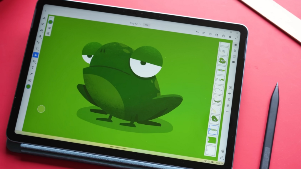 The Surface Slim Pen 2 on the Surface Pro 12 (2025) offers a smooth, virtually lag-free handwriting experience, supporting effective note-taking, drawing, and content creation.