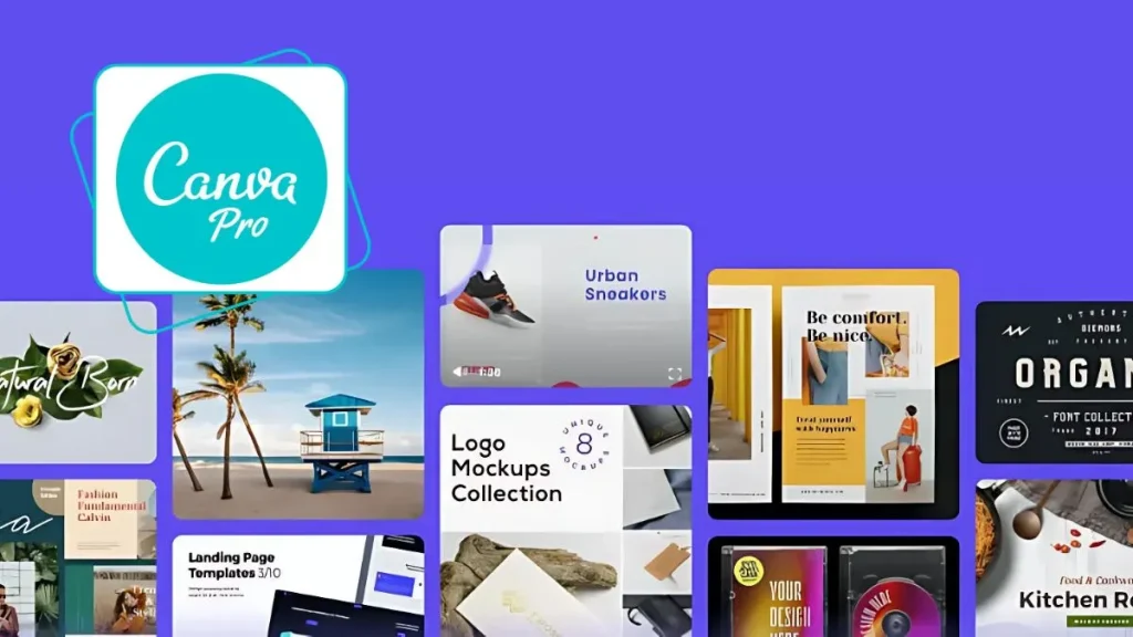Pay for Canva Pro to access the resource library
