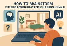 How to Brainstorm Interior Design Ideas for Your Room Using AI Interior design with AI